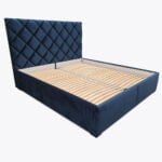 Łóżko sypialniane ZOYA z guziczkami tapicerowanymi 180x200