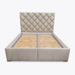 Łóżko sypialniane ZOYA z guziczkami tapicerowanymi 160x200